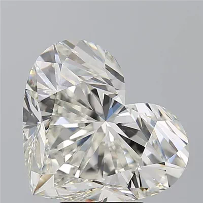 6.01ct J VS2 Rare Carat Ideal Cut Heart Diamond
