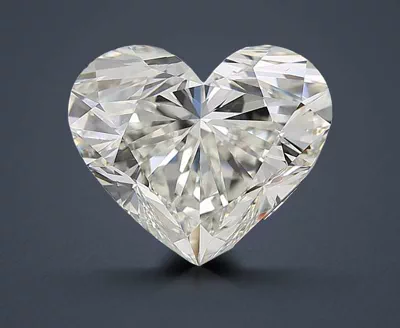 6.01ct J VS2 Rare Carat Ideal Cut Heart Diamond