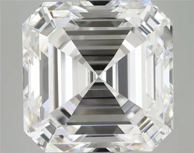 10.54ct D VS1 Rare Carat Ideal Cut Asscher Lab Grown Diamond