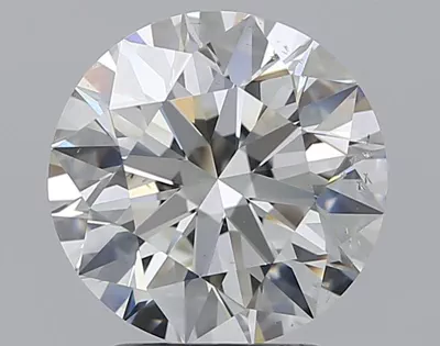 2.61ct I SI1 Rare Carat Ideal Cut Round Diamond