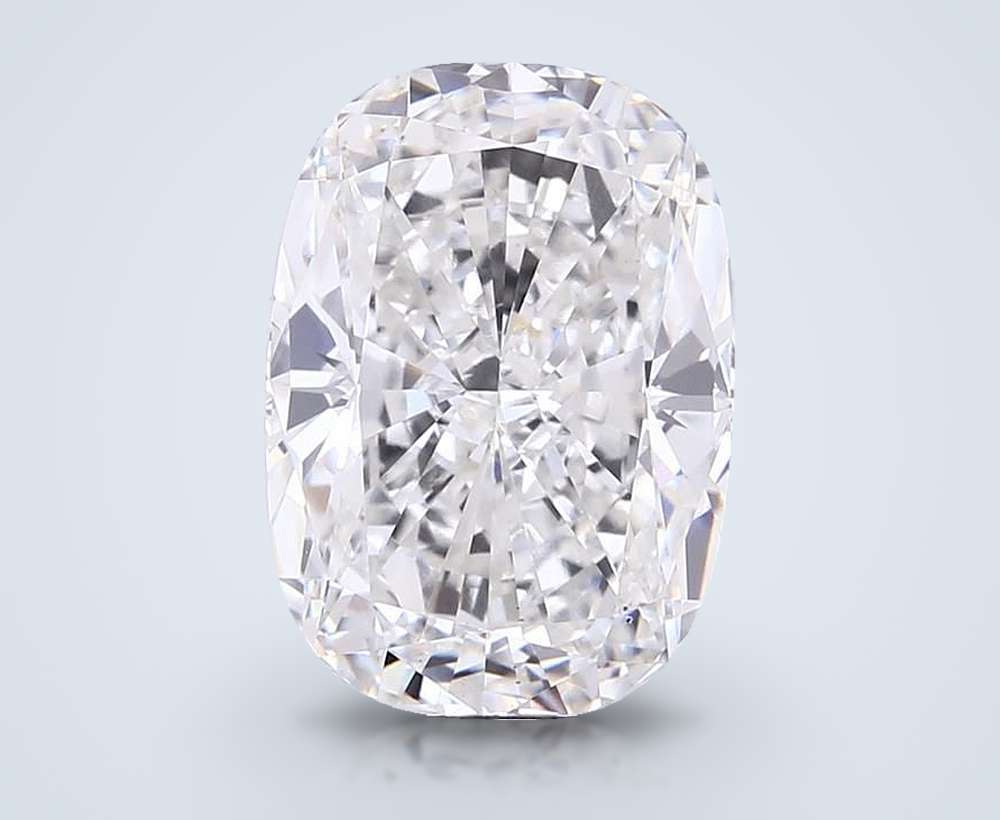 7.63ct F VS2 Very Good Cut Cushion Lab Grown Diamond