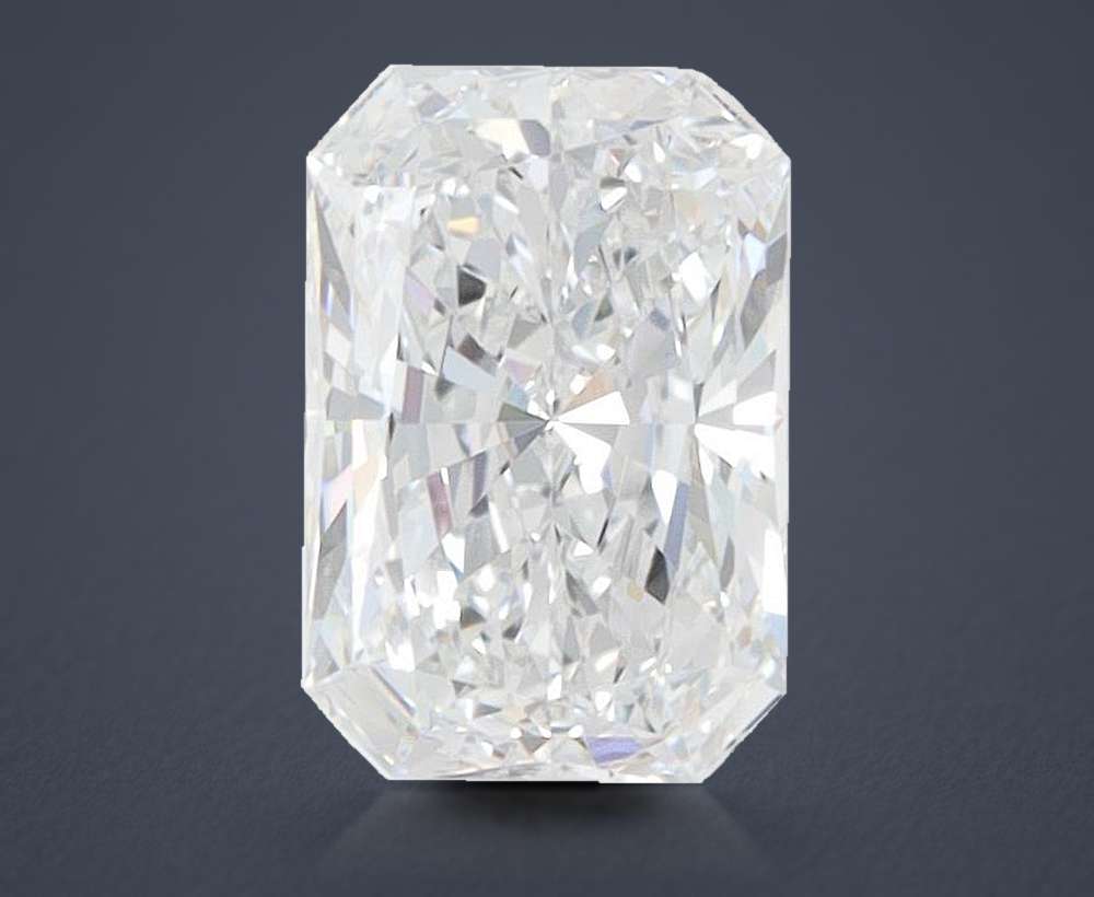 1.35ct D VVS1 Rare Carat Ideal Cut Radiant Lab Grown Diamond