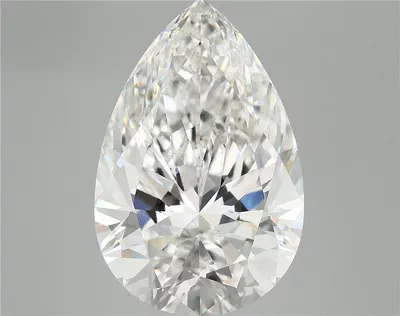 10.13ct F VVS2 Rare Carat Ideal Cut Pear Lab Grown Diamond