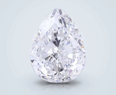 16.24ct E VS2 Rare Carat Ideal Cut Pear Lab Grown Diamond