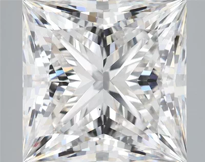 8.74ct F VS1 Rare Carat Ideal Cut Princess Lab Grown Diamond