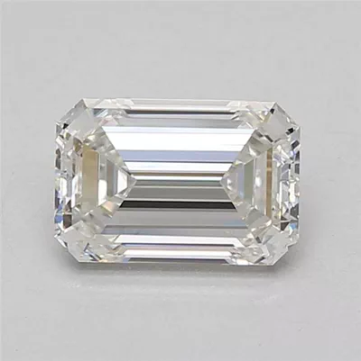 1.77ct F VS1 Rare Carat Ideal Cut Emerald Lab Grown Diamond