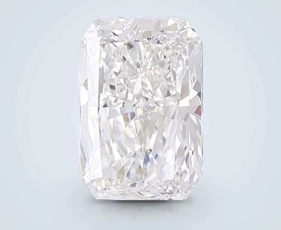 5.12ct G VVS2 Rare Carat Ideal Cut Radiant Lab Grown Diamond