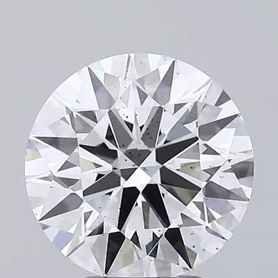 3.28ct E SI1 Rare Carat Ideal Cut Round Lab Grown Diamond