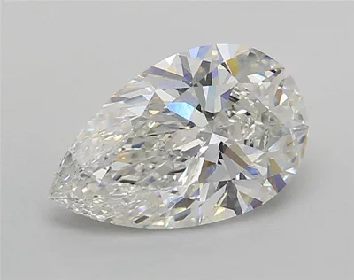 2.02ct F VVS2 Rare Carat Ideal Cut Pear Lab Grown Diamond