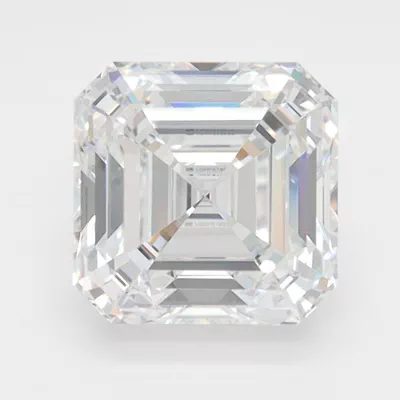 2.00ct D VS1 Rare Carat Ideal Cut Asscher Lab Grown Diamond