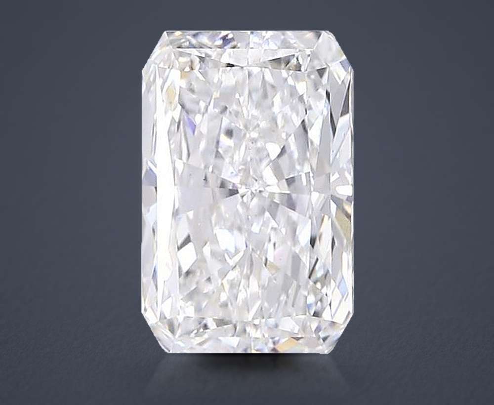 8.05ct F VS1 Rare Carat Ideal Cut Radiant Lab Grown Diamond