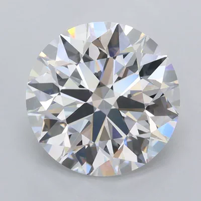 2.97ct D FL Rare Carat Ideal Cut Round Lab Grown Diamond
