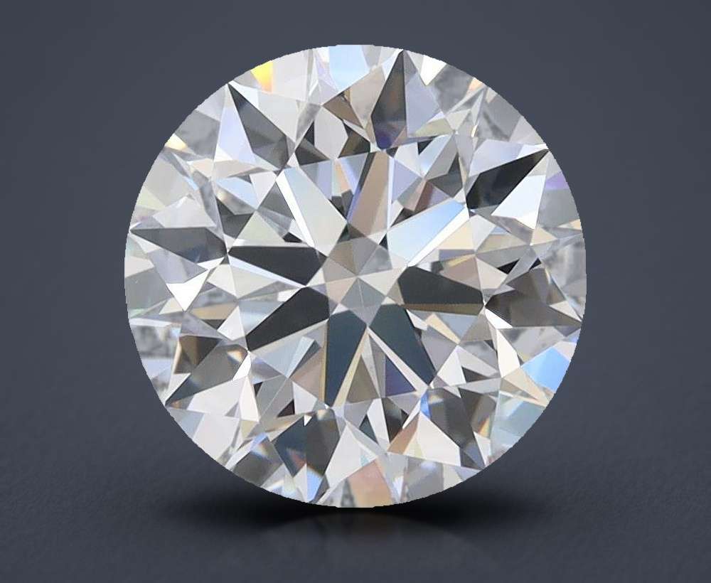 2.97ct D FL Rare Carat Ideal Cut Round Lab Grown Diamond