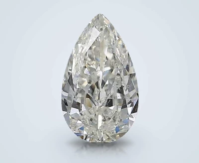3.51ct H SI2 Very Good Cut Pear Diamond