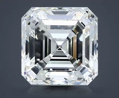 4.01ct J VS2 Rare Carat Ideal Cut Asscher Diamond