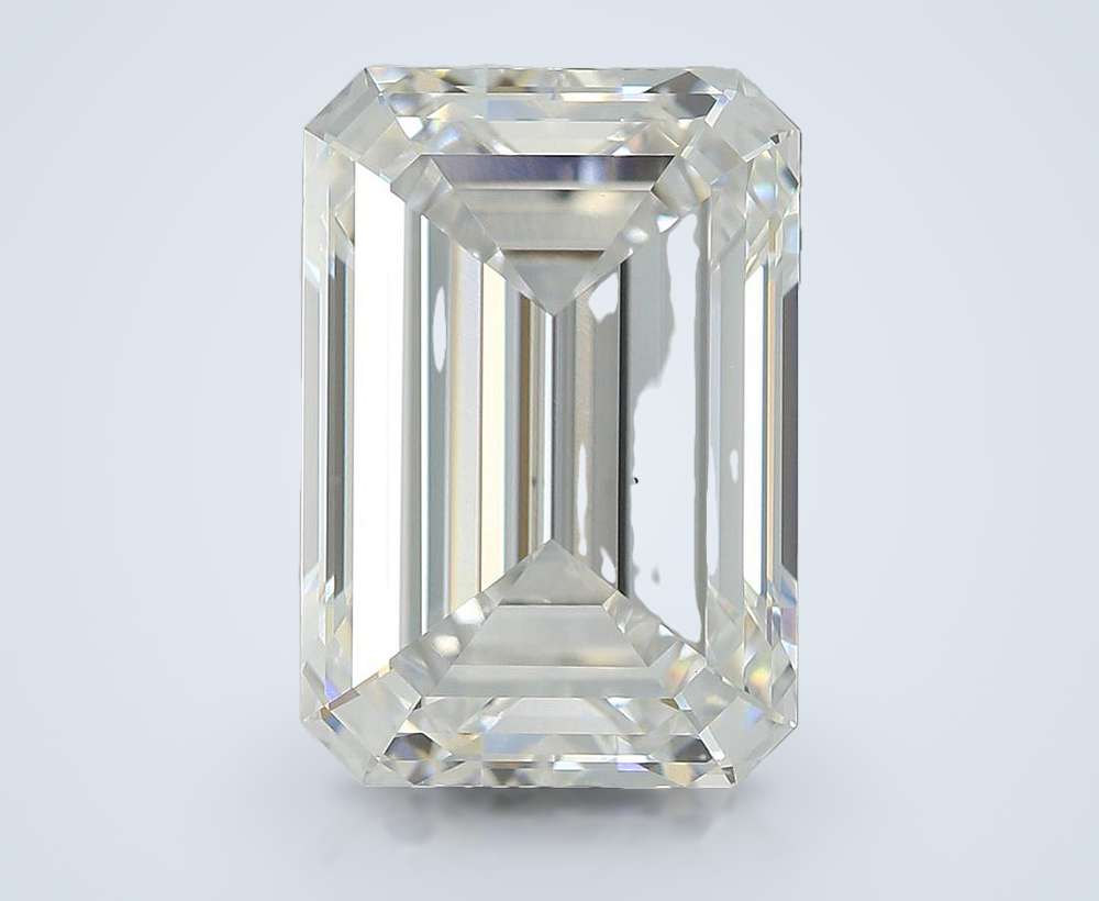 5.28ct E VS2 Rare Carat Ideal Cut Emerald Lab Grown Diamond