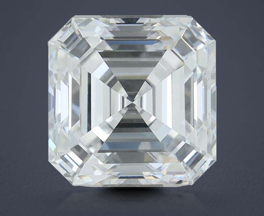 1.02ct D VS1 Rare Carat Ideal Cut Asscher Lab Grown Diamond