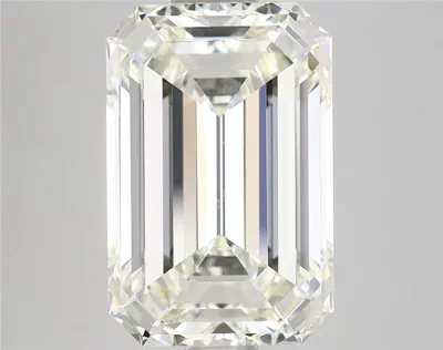 5.01ct K VS2 Rare Carat Ideal Cut Emerald Diamond