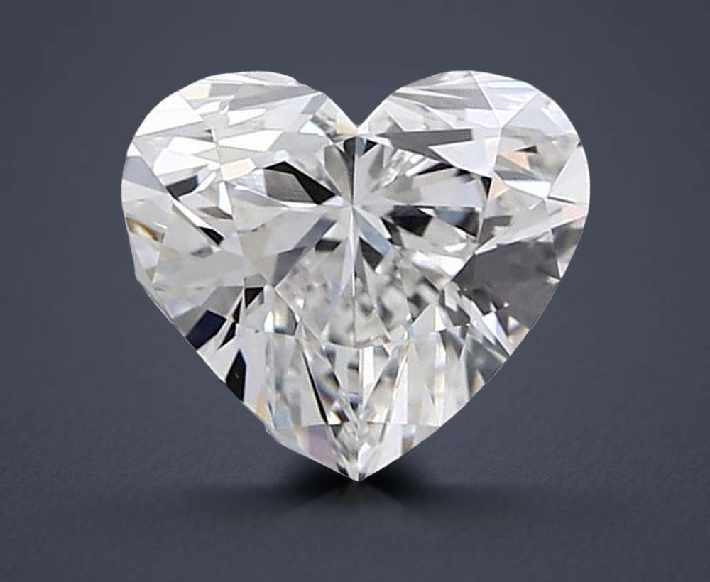 1.39ct E VS1 Rare Carat Ideal Cut Heart Lab Grown Diamond