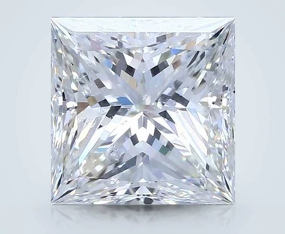 3.02ct G SI2 Rare Carat Ideal Cut Princess Diamond