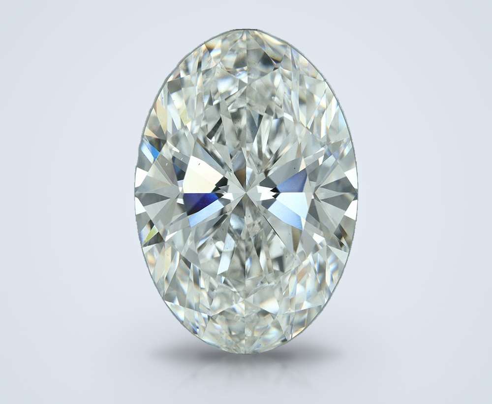 20.52ct F VS1 Rare Carat Ideal Cut Oval Lab Grown Diamond