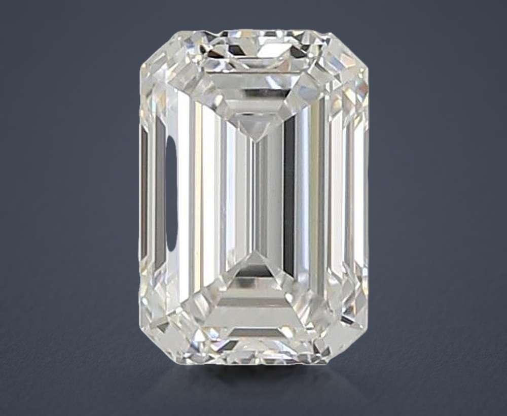1.28ct D VVS2 Rare Carat Ideal Cut Emerald Lab Grown Diamond
