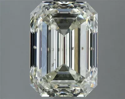 3.02ct K SI1 Very Good Cut Emerald Diamond