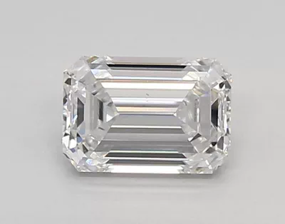 0.81ct D VVS2 Rare Carat Ideal Cut Emerald Lab Grown Diamond