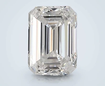 3.07ct E VS1 Rare Carat Ideal Cut Emerald Lab Grown Diamond