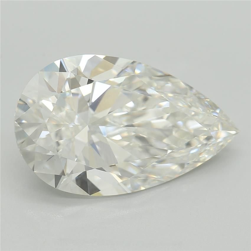 4.60ct G VS1 Rare Carat Ideal Cut Pear Lab Grown Diamond