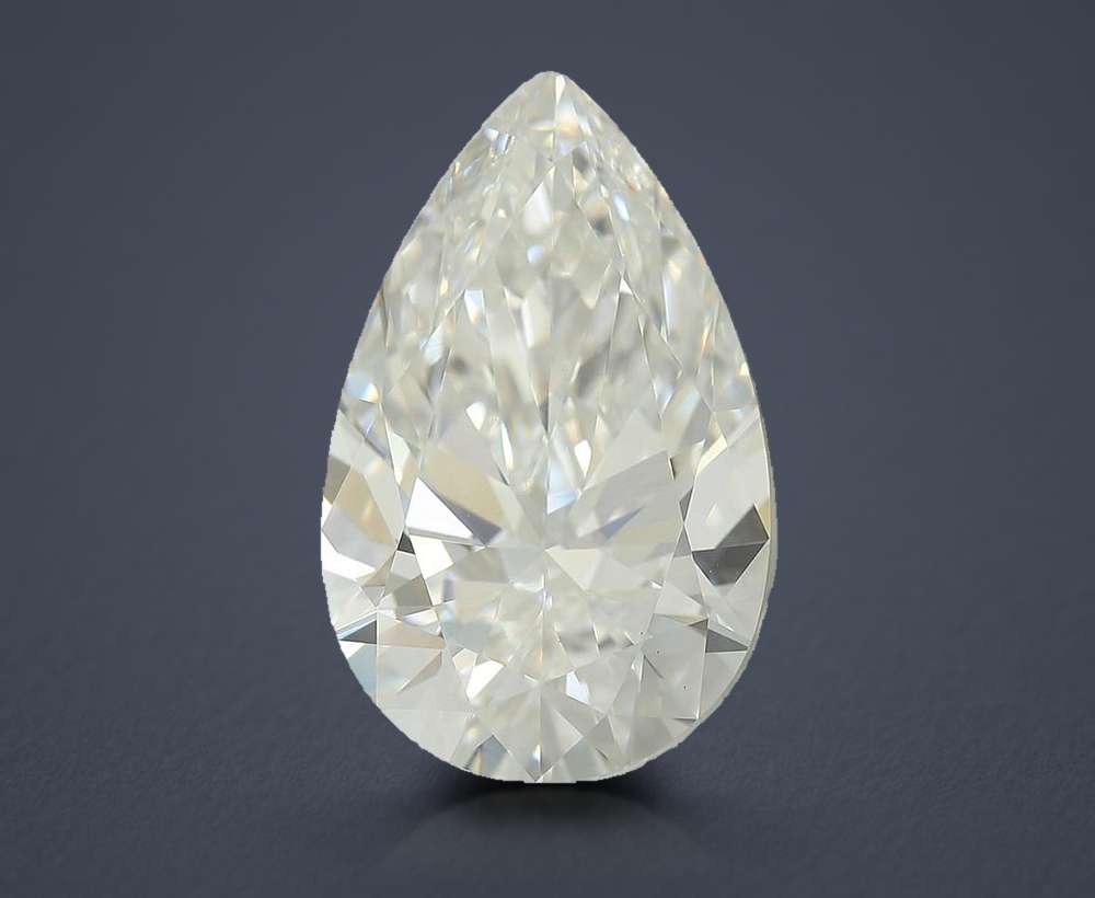 4.60ct G VS1 Rare Carat Ideal Cut Pear Lab Grown Diamond
