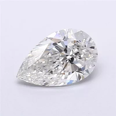 1.41ct E VVS2 Rare Carat Ideal Cut Pear Lab Grown Diamond