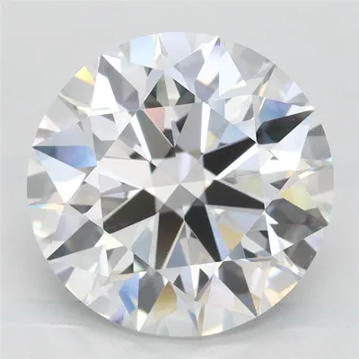 4.16ct D FL Rare Carat Ideal Cut Round Lab Grown Diamond