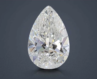 1.06ct E IF Rare Carat Ideal Cut Pear Lab Grown Diamond