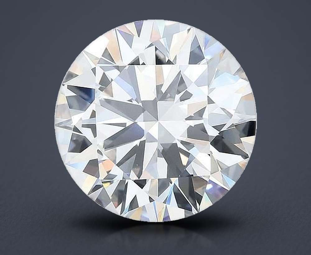6.59ct E VVS2 Excellent Cut Round Lab Grown Diamond
