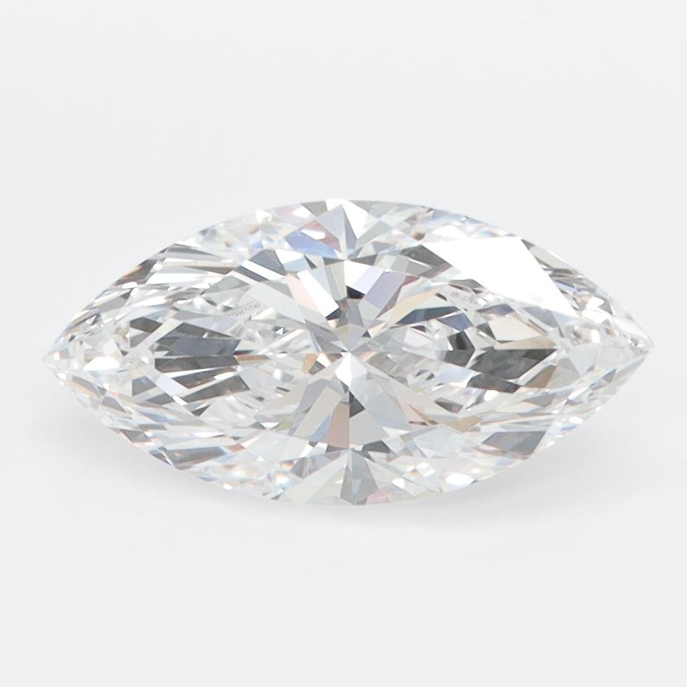 1.54ct D VVS2 Rare Carat Ideal Cut Marquise Lab Grown Diamond