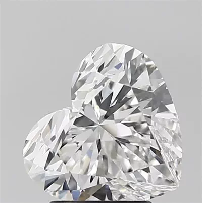 2.54ct E VVS2 Rare Carat Ideal Cut Heart Lab Grown Diamond