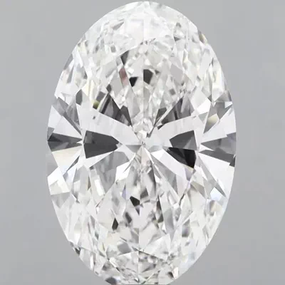 10.05ct F VVS2 Rare Carat Ideal Cut Oval Lab Grown Diamond