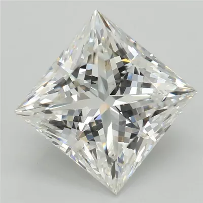 4.02ct E VS1 Rare Carat Ideal Cut Princess Lab Grown Diamond