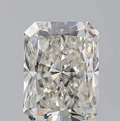 2.01ct J SI1 Rare Carat Ideal Cut Radiant Diamond