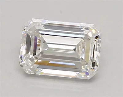 2.06ct E VVS2 Rare Carat Ideal Cut Emerald Lab Grown Diamond