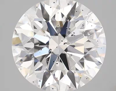 2.10ct E SI2 Rare Carat Ideal Cut Round Lab Grown Diamond
