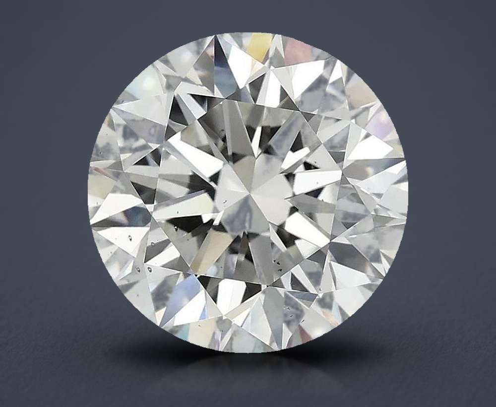4.08ct F SI1 Excellent Cut Round Lab Grown Diamond