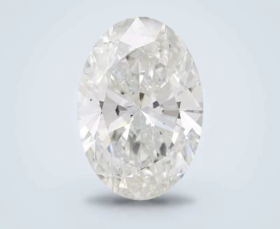 11.02ct G VS2 Rare Carat Ideal Cut Oval Lab Grown Diamond