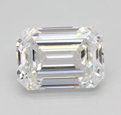 1.60ct F VS2 Excellent Cut Emerald Lab Grown Diamond