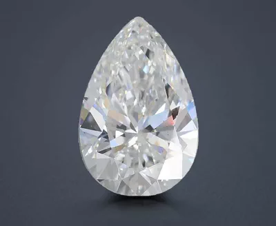 3.09ct E VS2 Rare Carat Ideal Cut Pear Lab Grown Diamond