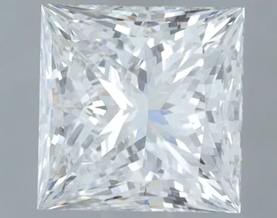 1.50ct E VS1 Rare Carat Ideal Cut Princess Lab Grown Diamond