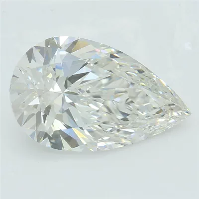 1.70ct G VVS2 Rare Carat Ideal Cut Pear Lab Grown Diamond