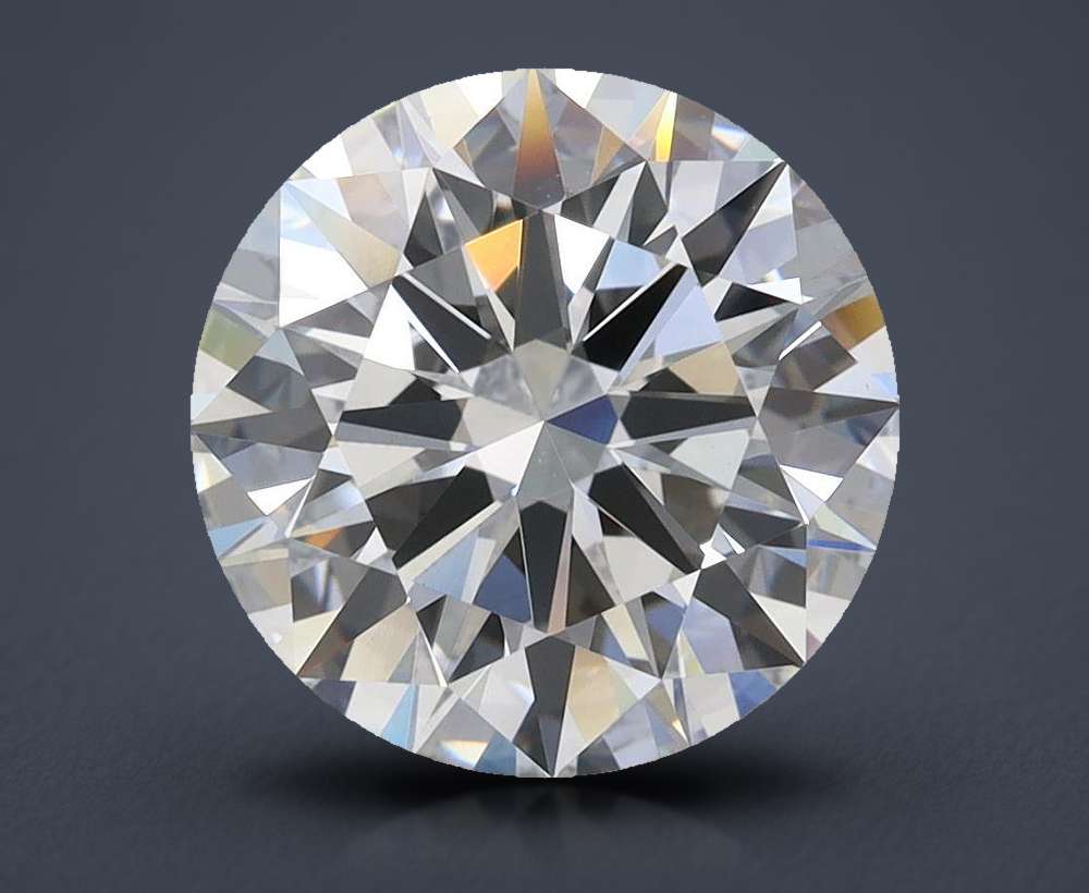 3.51ct E VVS2 Rare Carat Ideal Cut Round Lab Grown Diamond