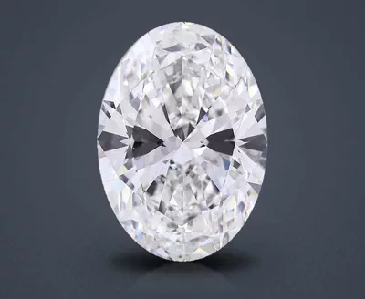 18.03ct F VVS2 Rare Carat Ideal Cut Oval Lab Grown Diamond